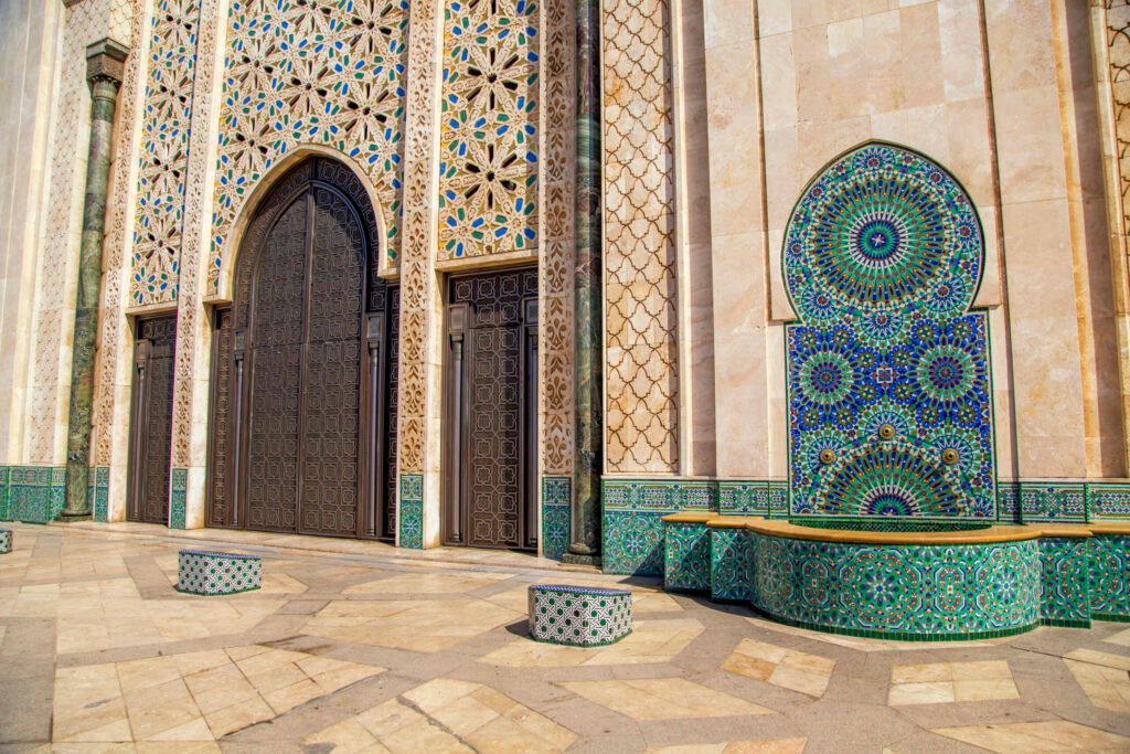 The Hassan II Mosque in Casablanca