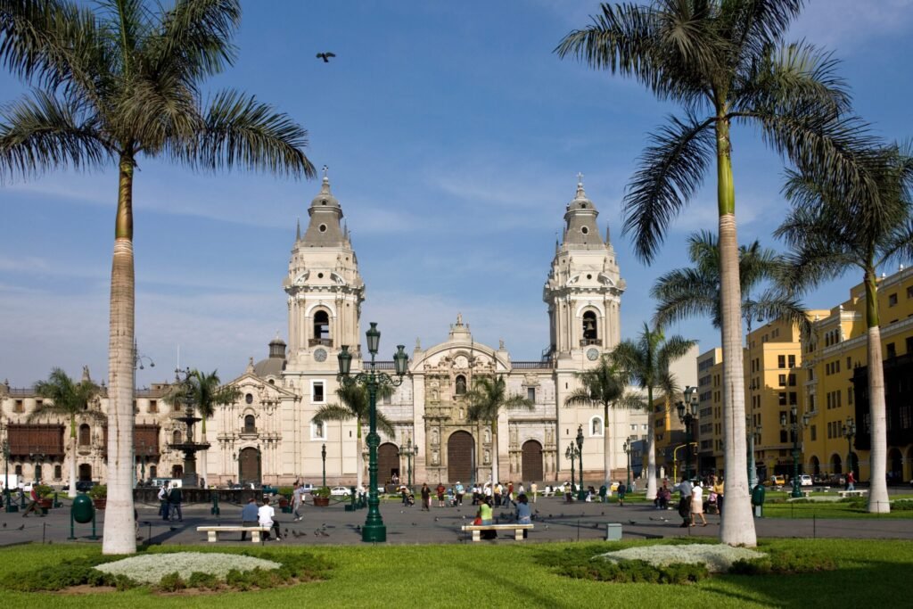Lima Cathedral, Plaza de Armas, Lima Peru